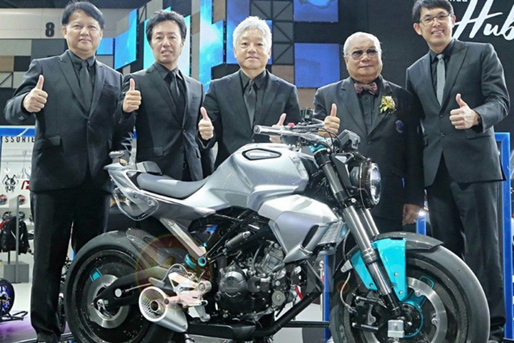Honda &quot;nha hang&quot; moto 150SS Racer ban thuong mai-Hinh-2